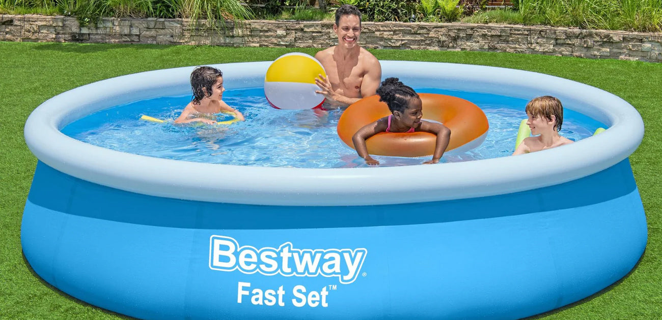 How to assemble a Bestway Fast Set inflatable pool