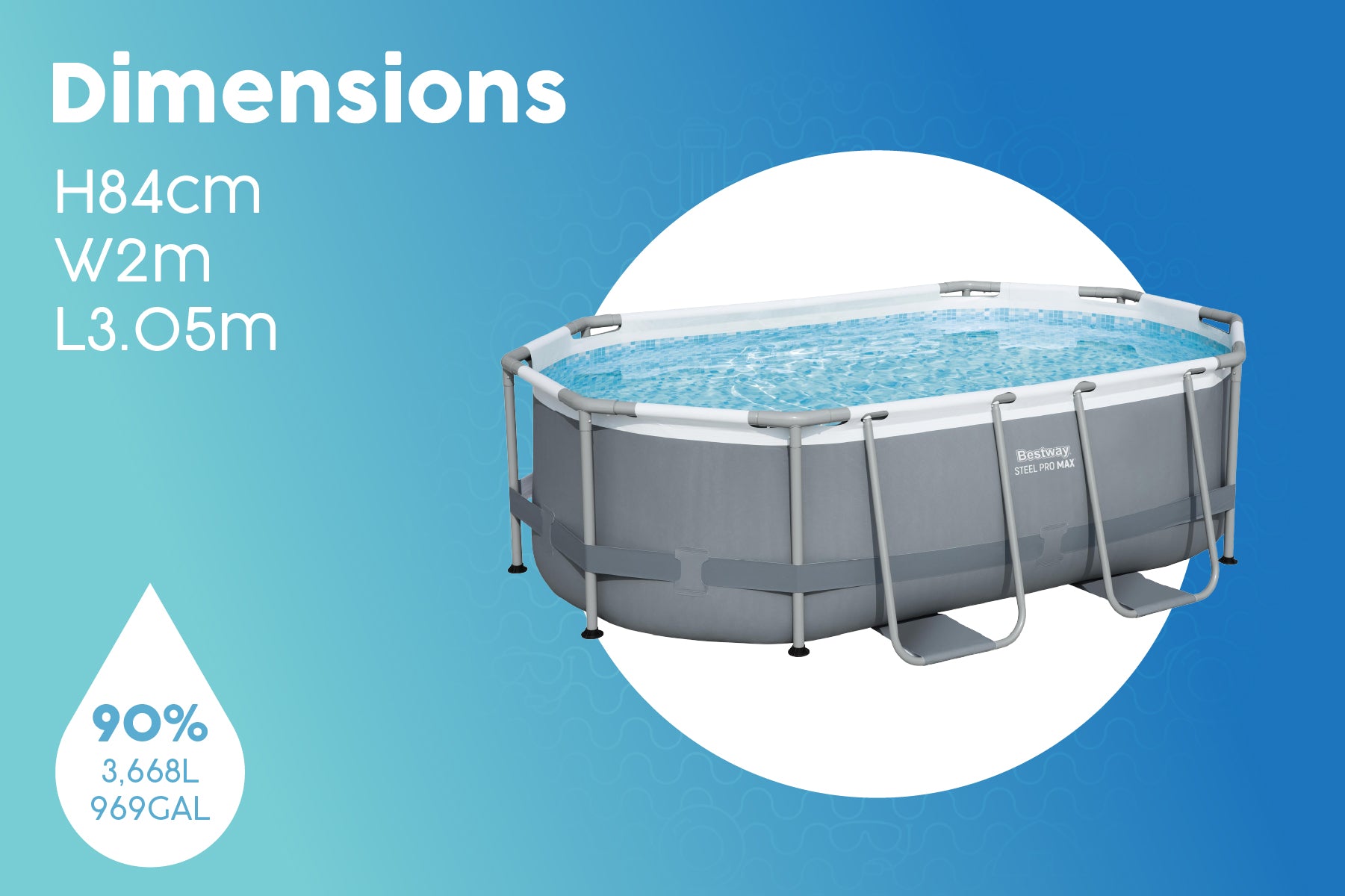 oval swimming pool