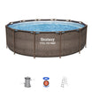 round swimming pool