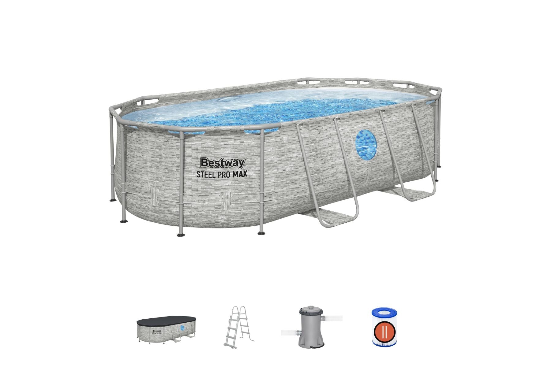 14ft bestway steel frame pool