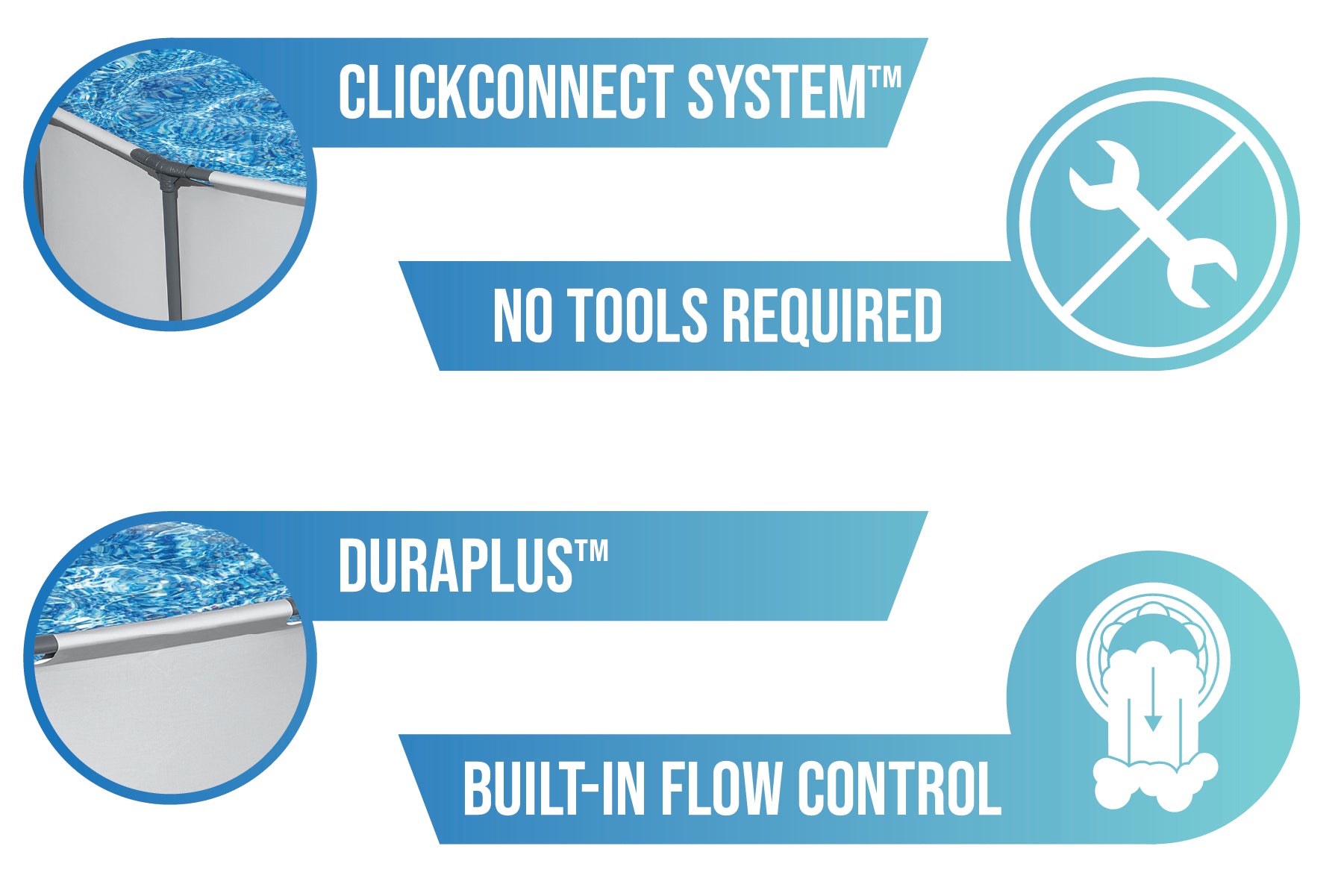 15ft x 48in Grey Round Steel Pro Max Above Ground Pool Set