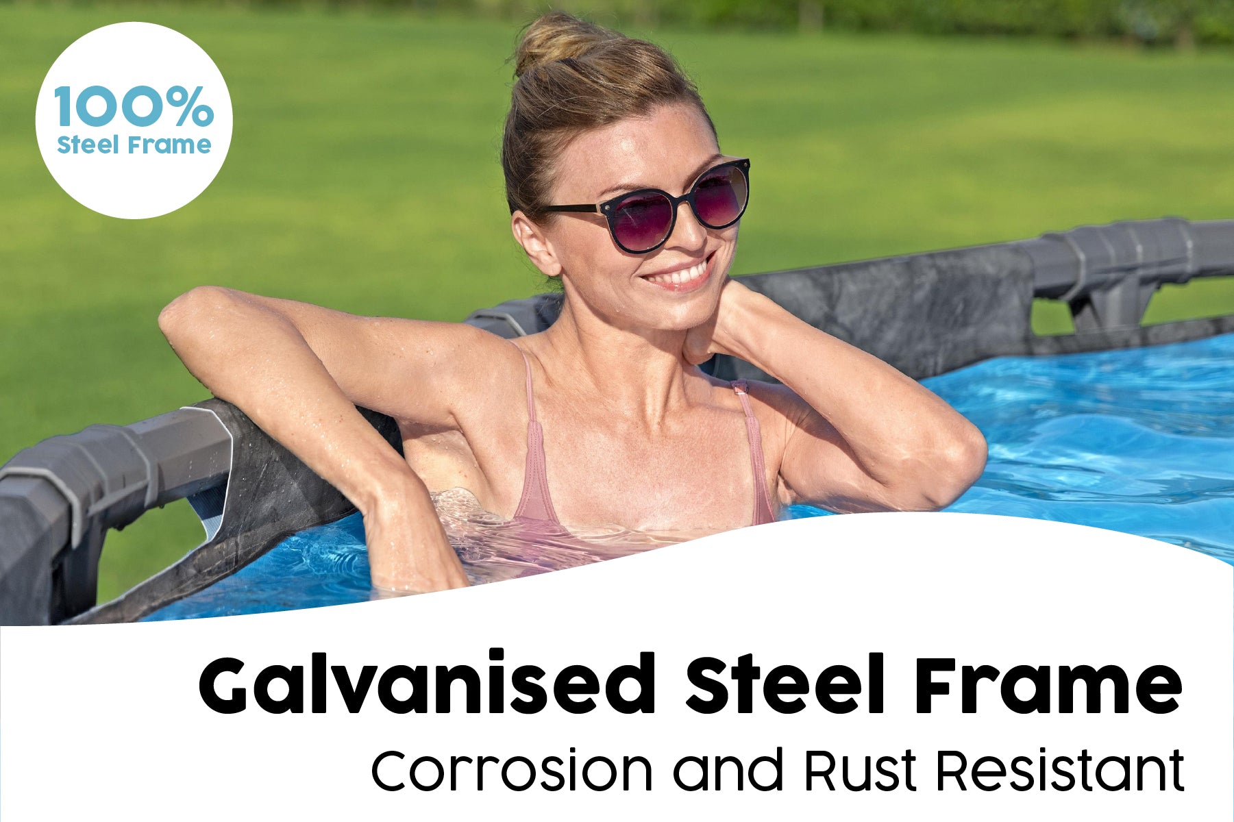 20ft round all-season swimming pool