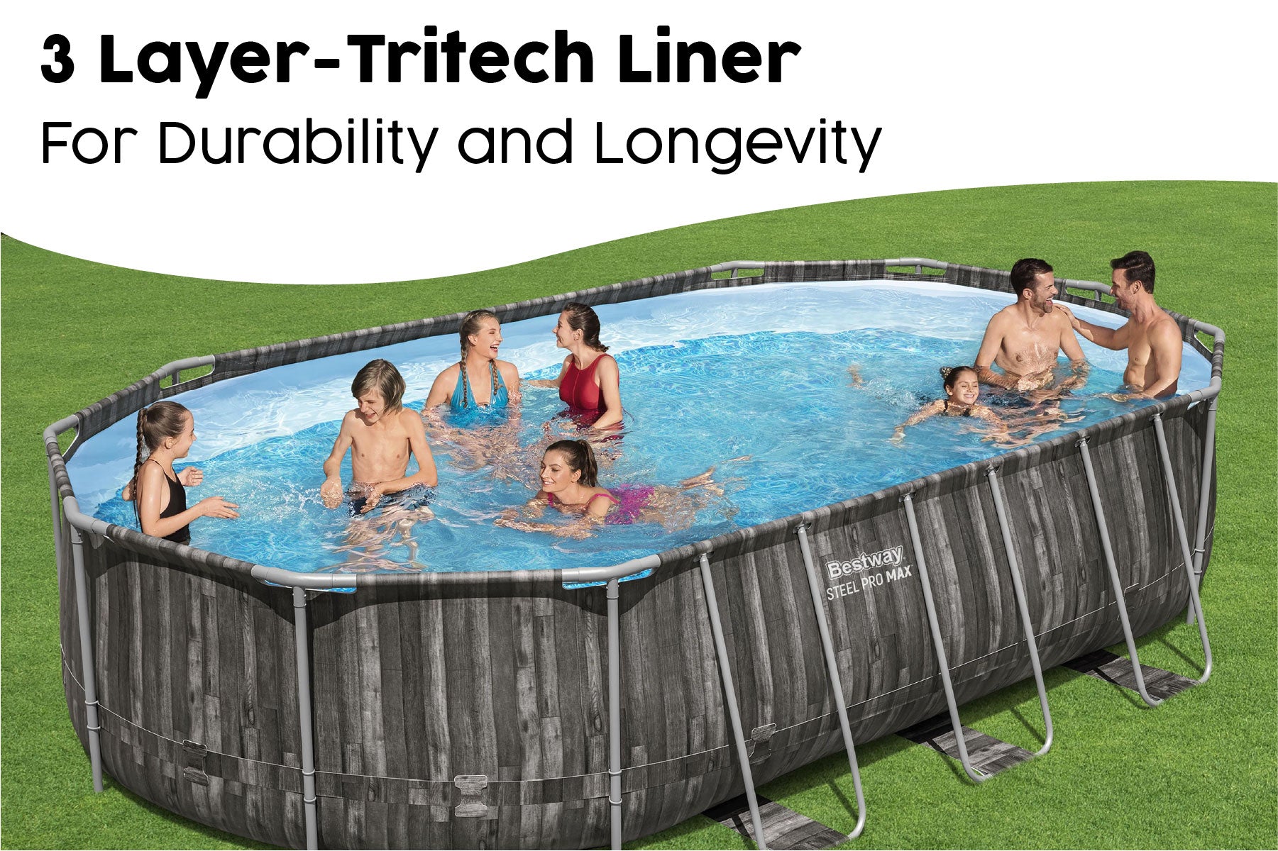 20ft above ground pool for your family and friends