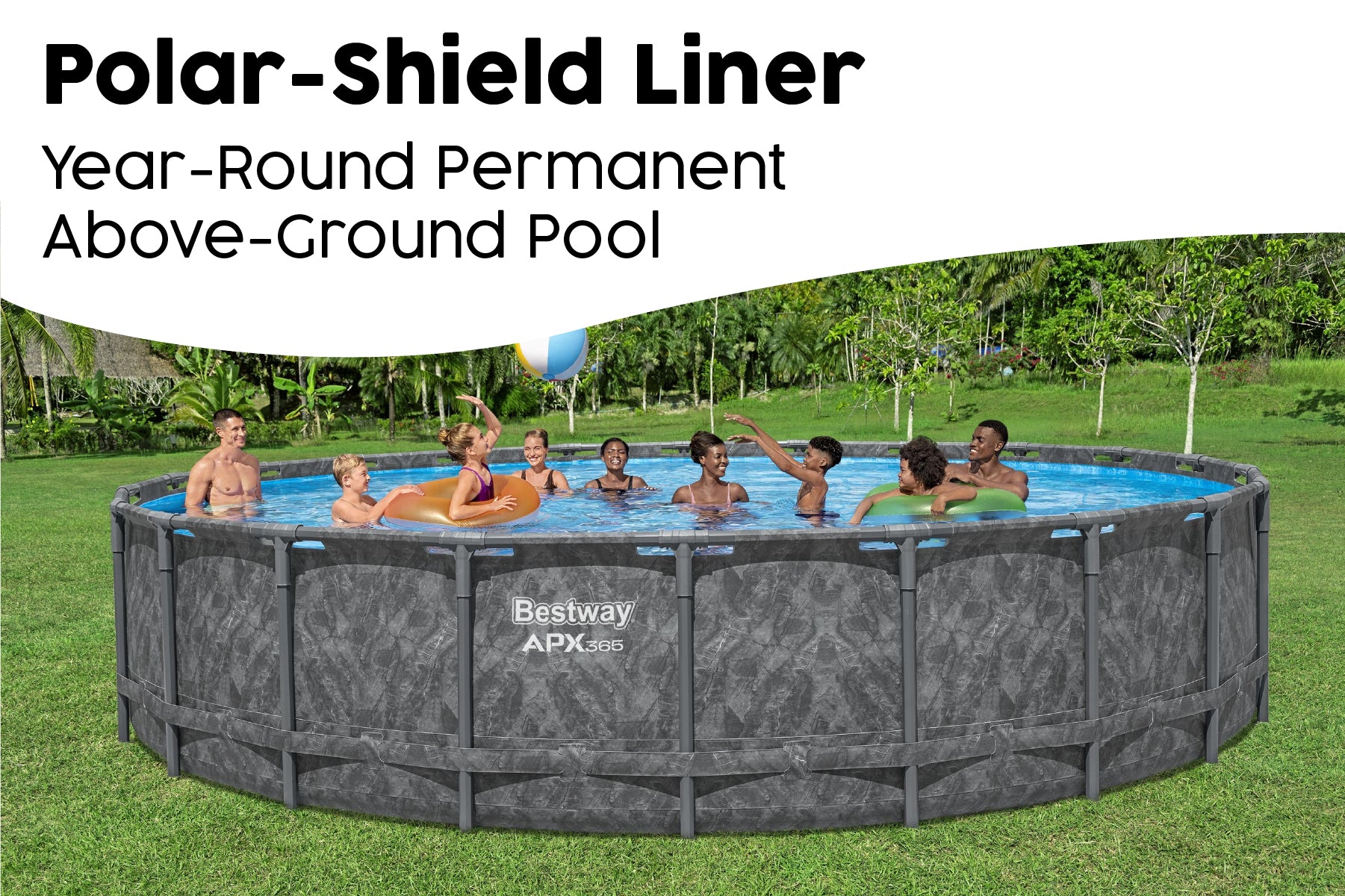 20ft swimming pool with frost protection