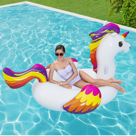 Inflatable Supersized Unicorn Pool Float
