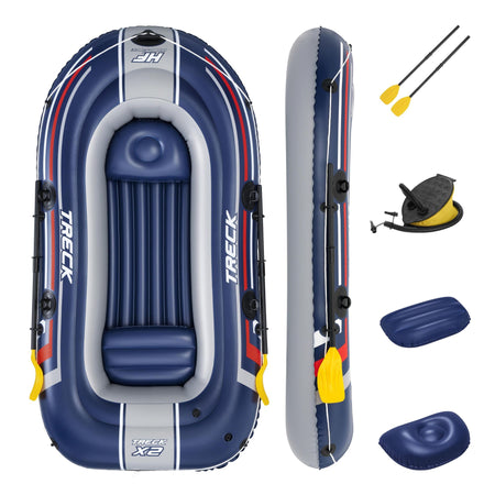 Hydro?Force 3 Person Infltable Raft Set Treck X2