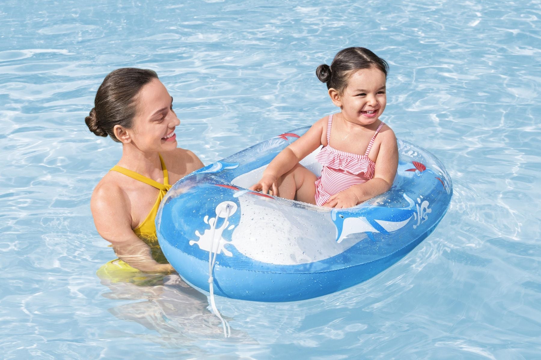 Kids Inflatable Dolphin Pool Boat