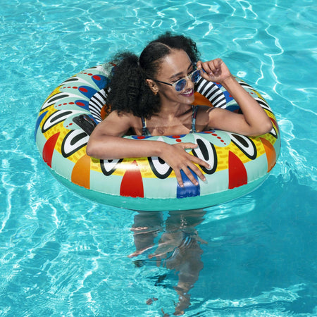 Inflatable Fiesta Swim Ring Pool Float