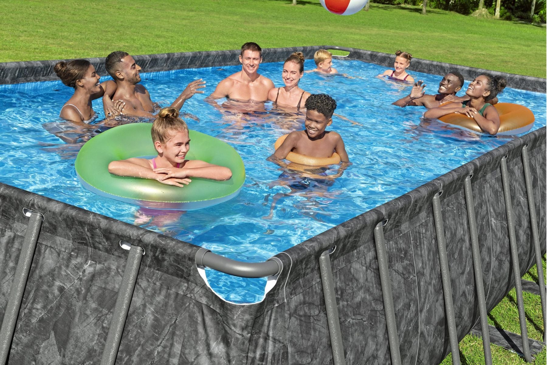24' APX 365 Rectangular Pool Set