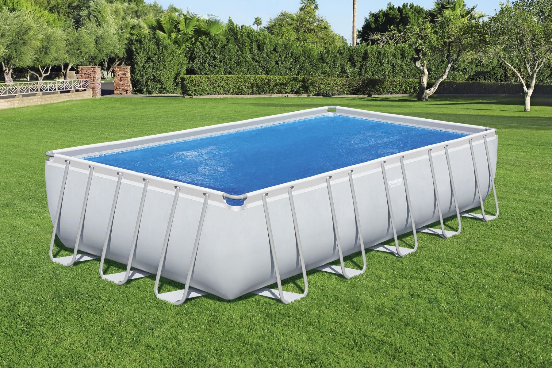 24ft Solar Pool Cover for Power Steel Above Ground Pools