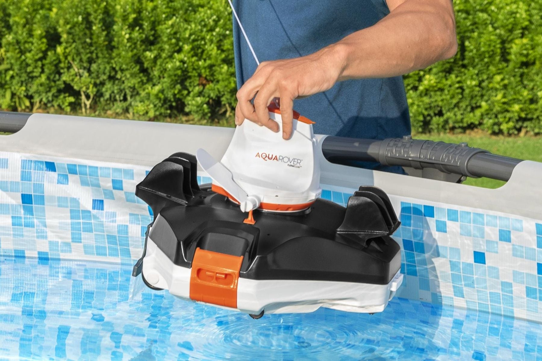 Aquarover Pro Automatic Pool Cleaning Robot Vacuum for Swimming Pools