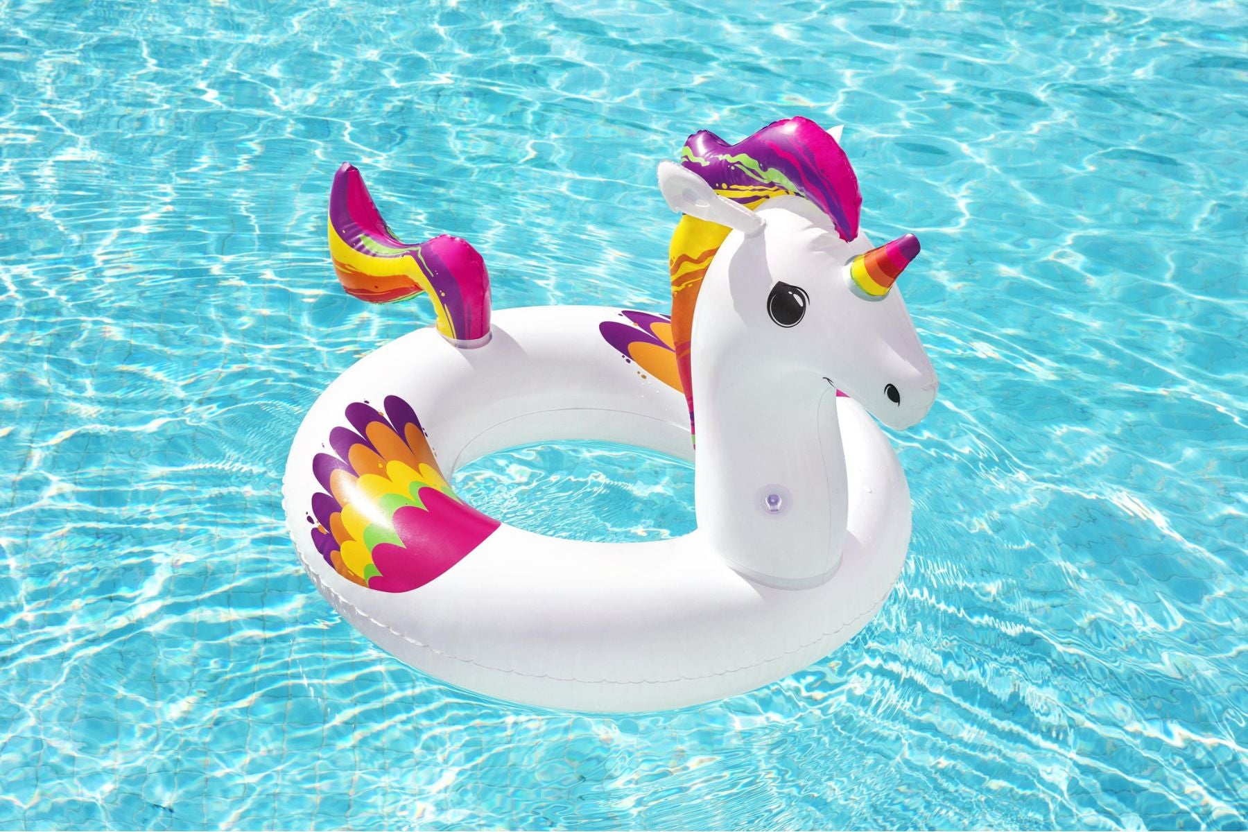 Inflatable Unicorn Swim Ring Pool Float