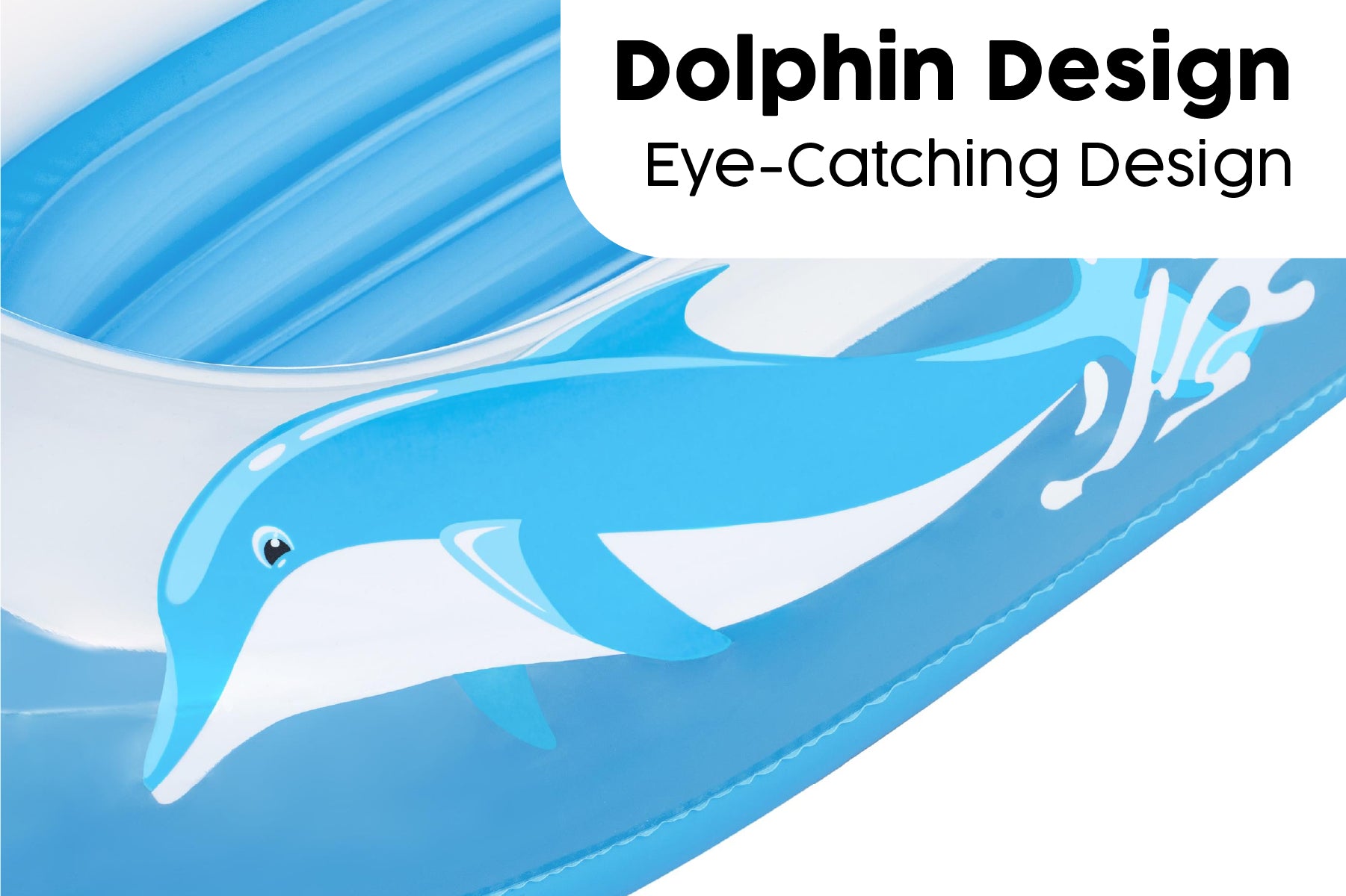 Kids Inflatable Dolphin Pool Boat