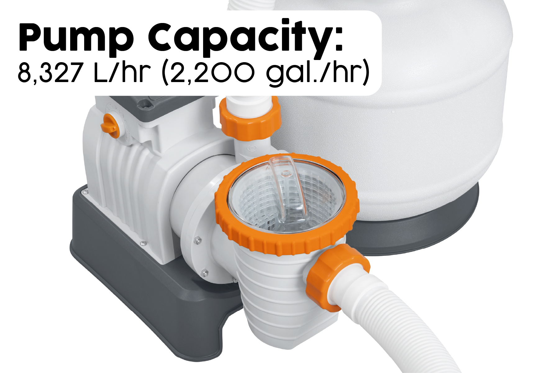 2200gal Pool Sand Filter for All Above Ground Pools
