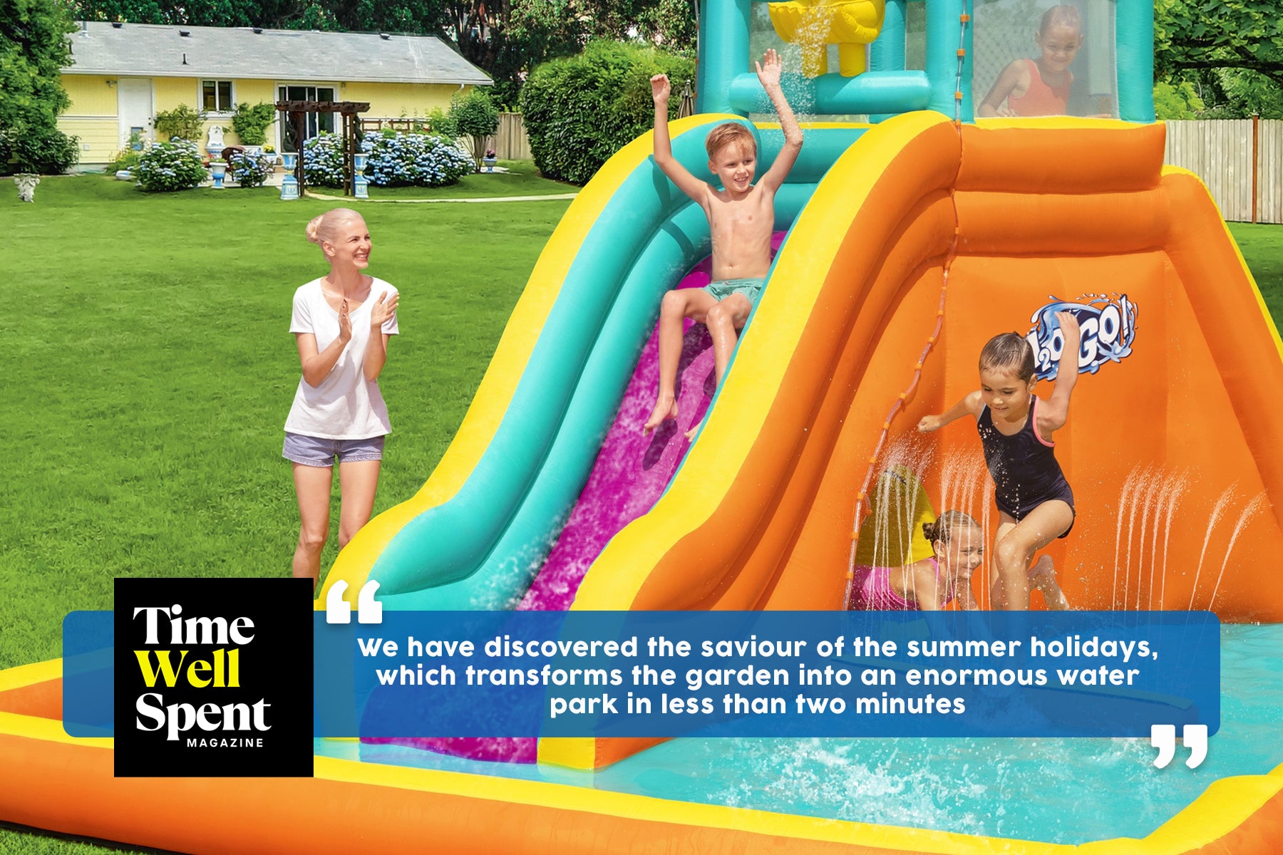 Bestway inflatable water slide review