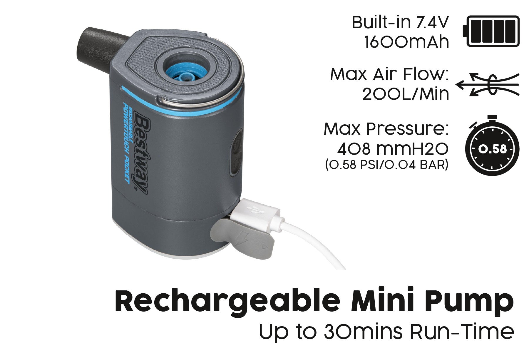 electric air pump for inflatables