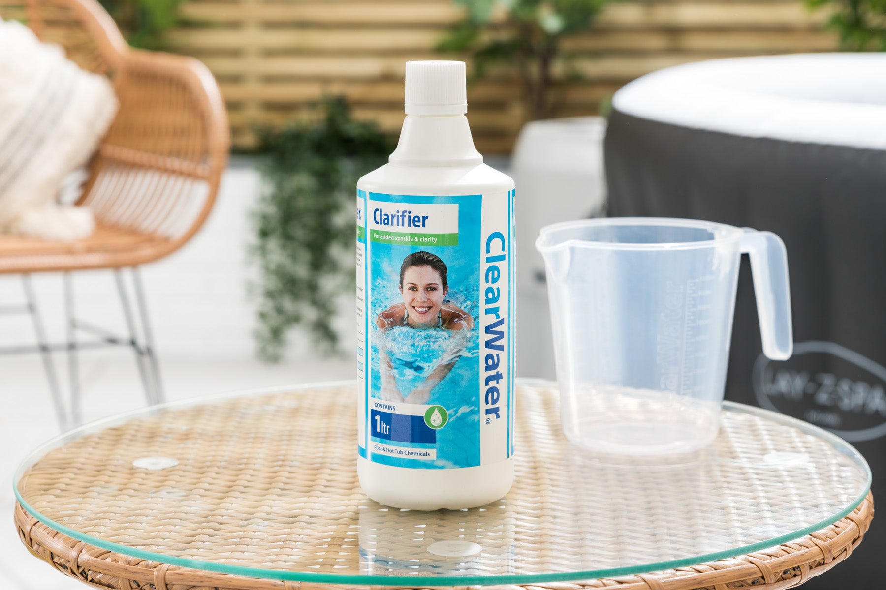 water clarifier for hot tubs and pools