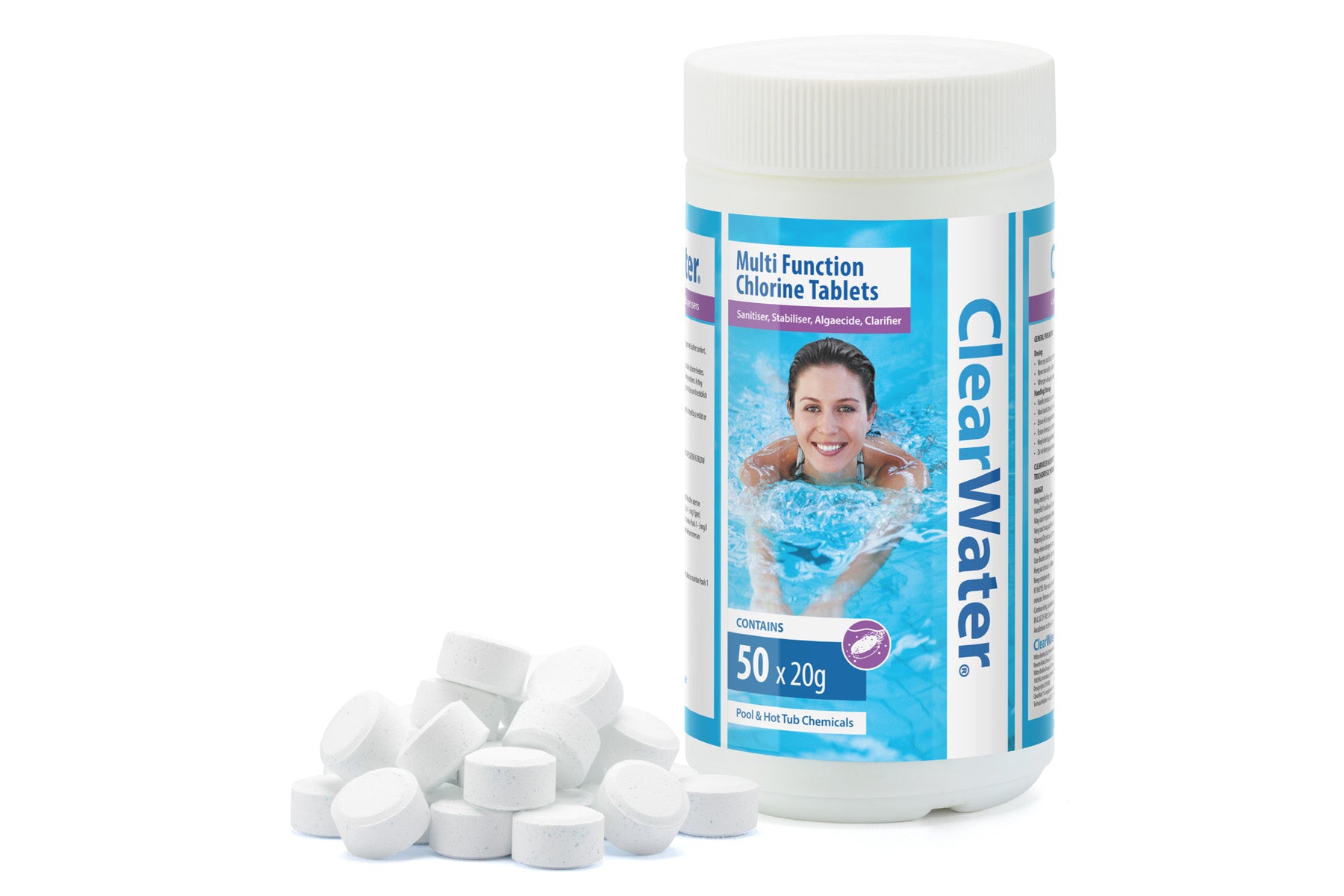 slow-release pool chlorine tablets