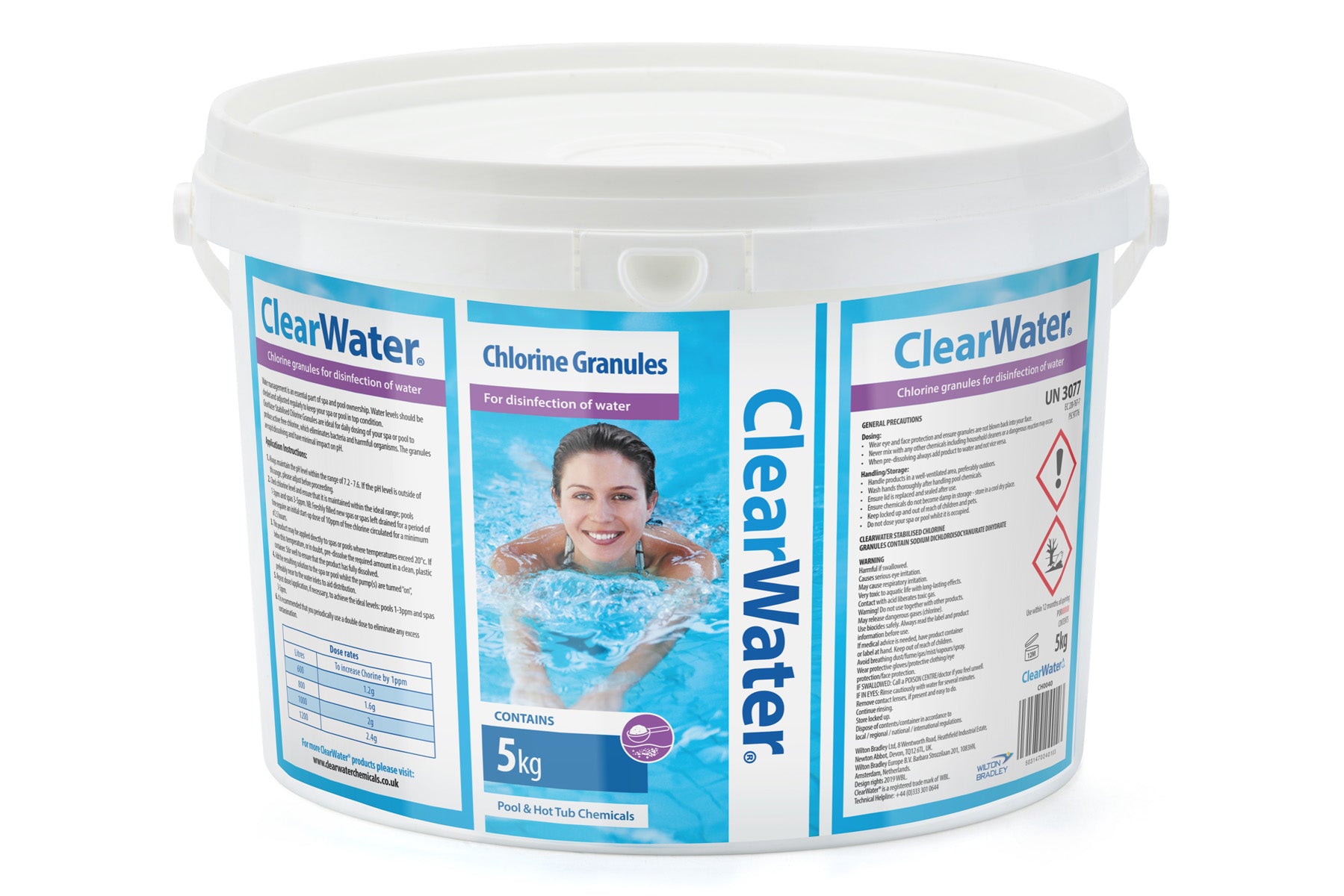chlorine granules for pools 5kg v