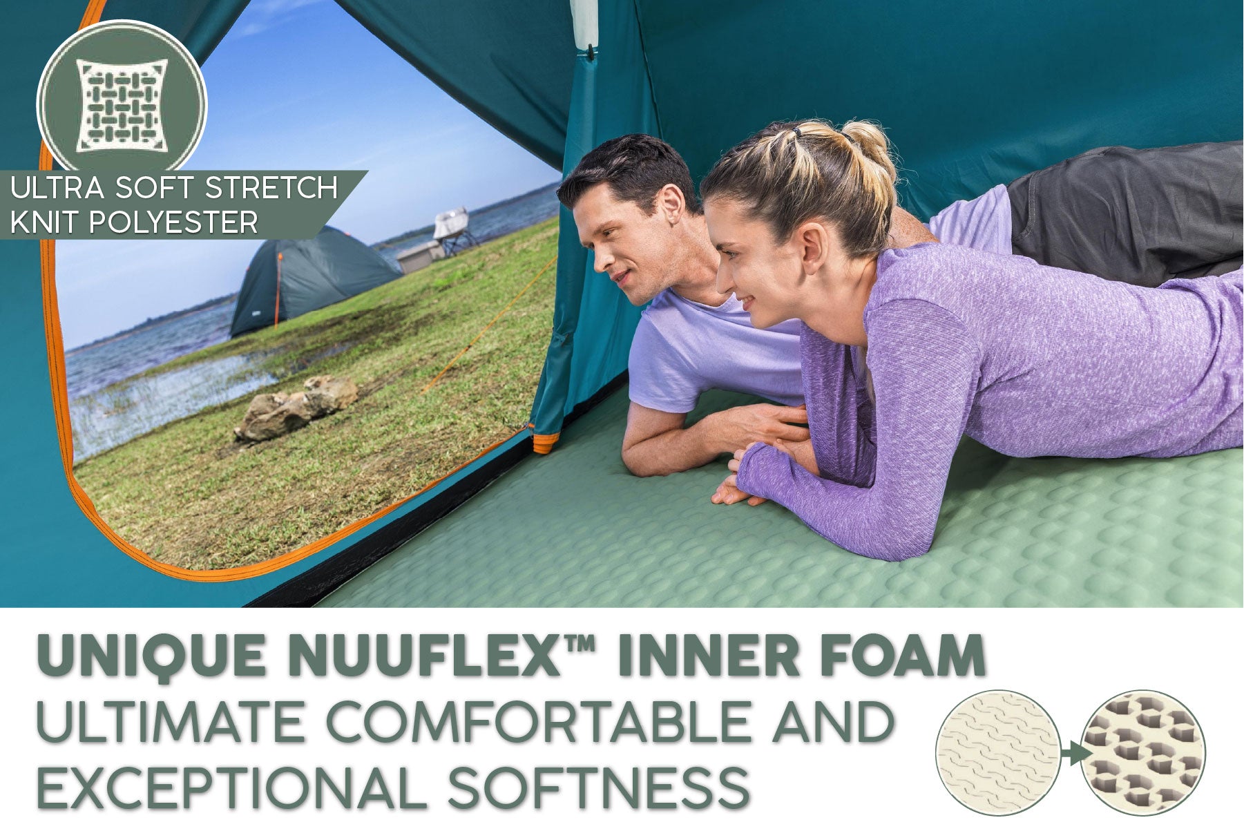 Self-inflating Queen Sleeping Pad