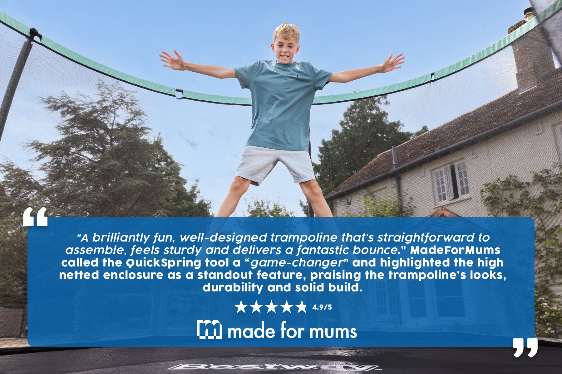 Made For Mums Bestway trampoline review