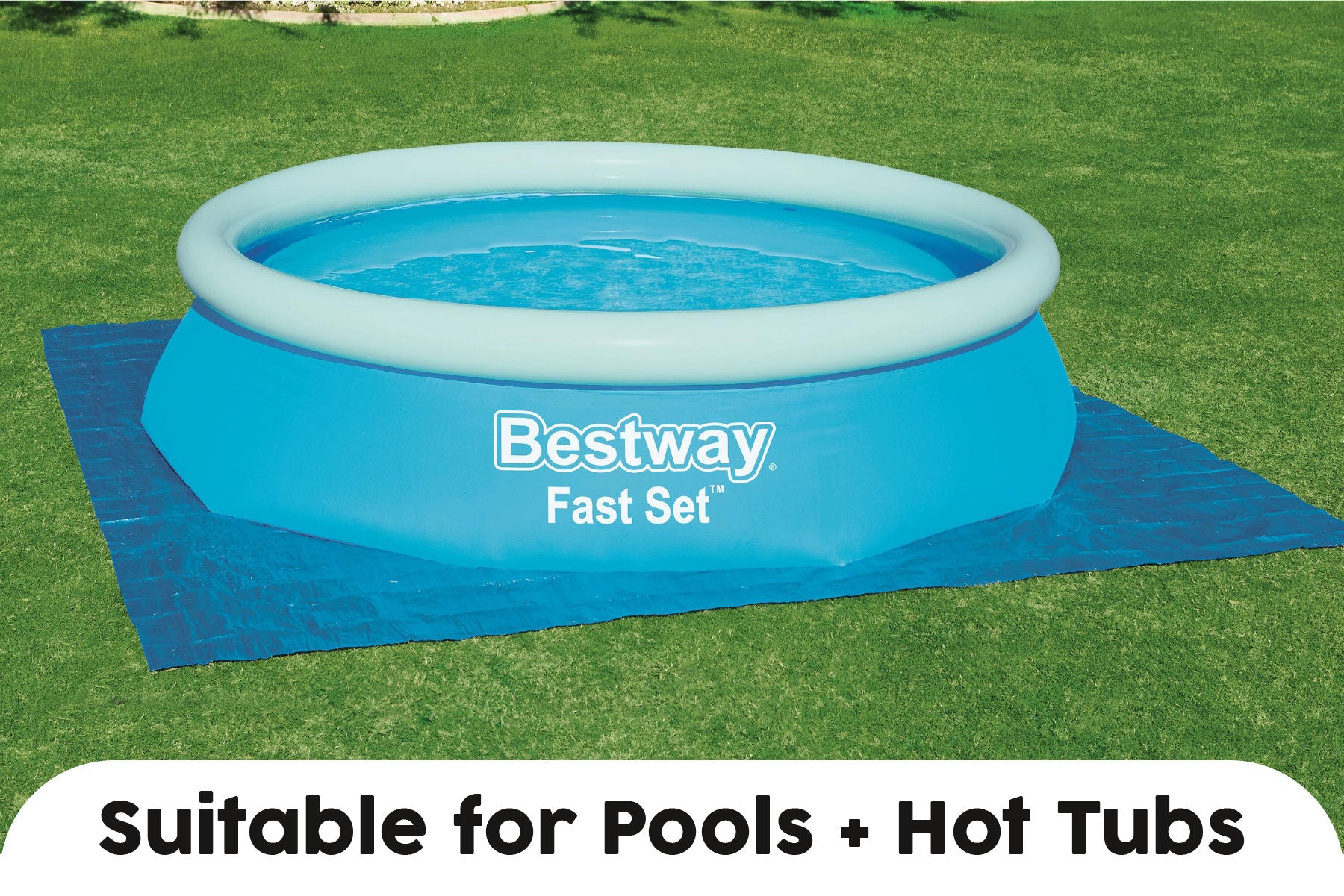 11ft ground cloth for inflatable hot tubs