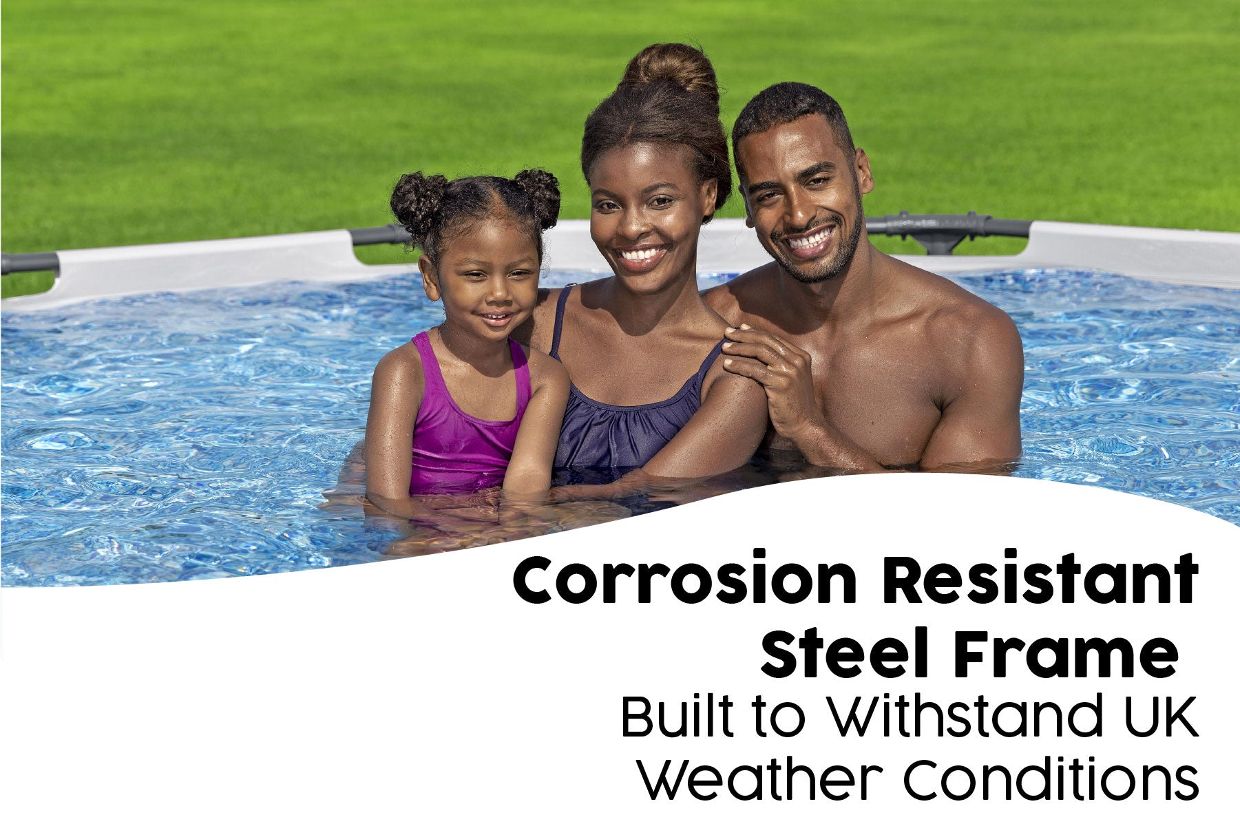 bestway corrosion resistant above ground pool