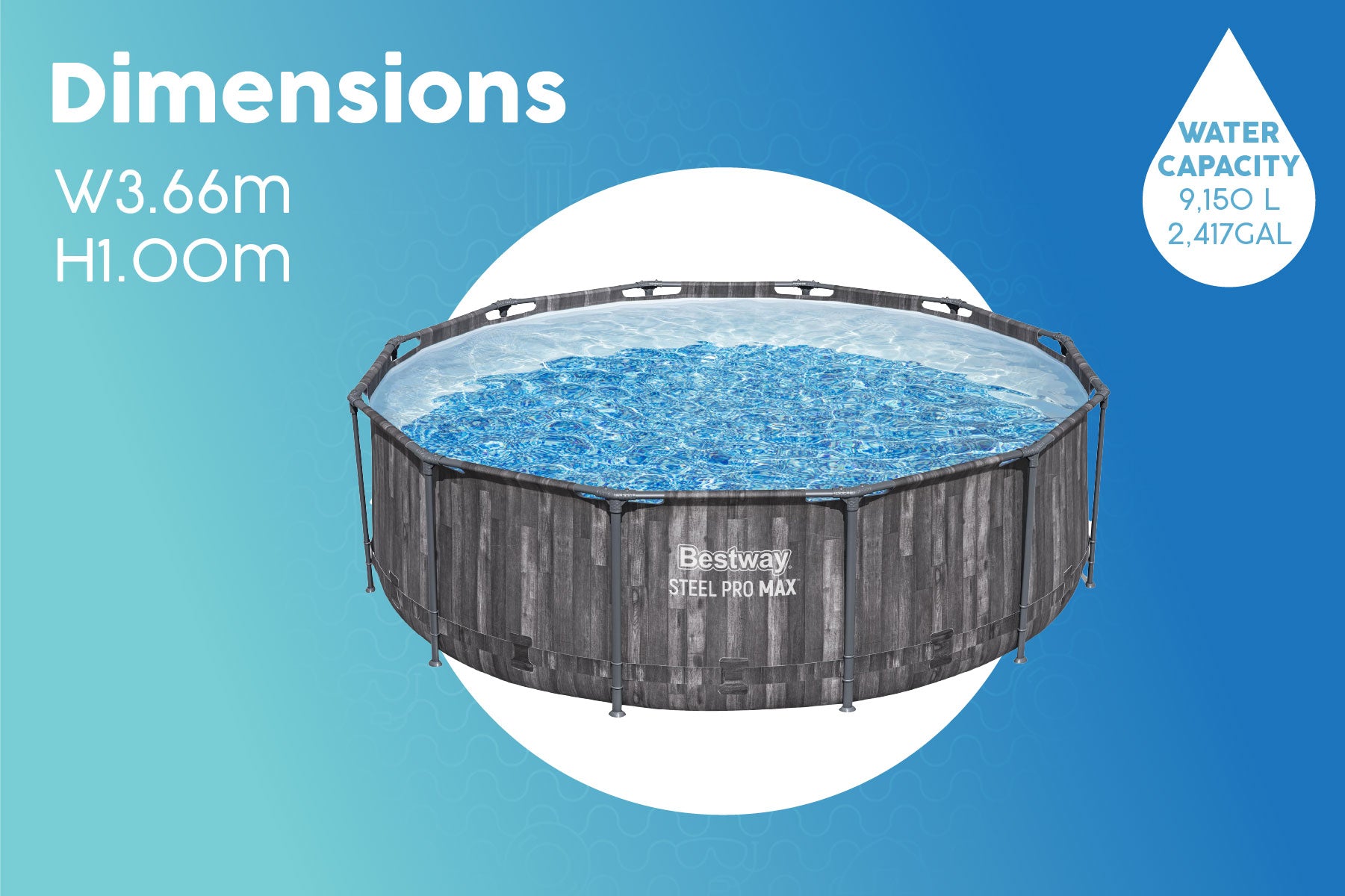 round above ground pool