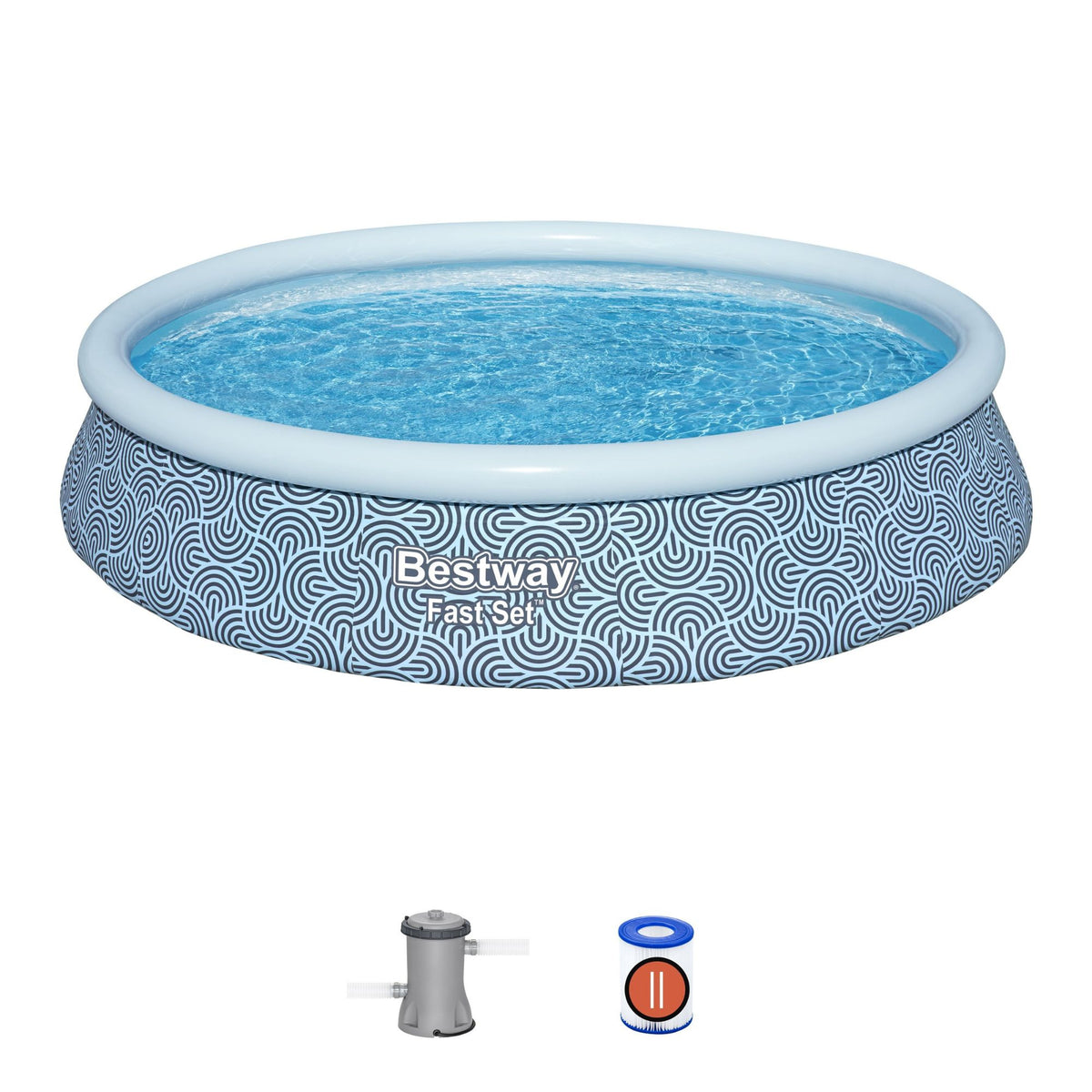 13ft above ground pool set
