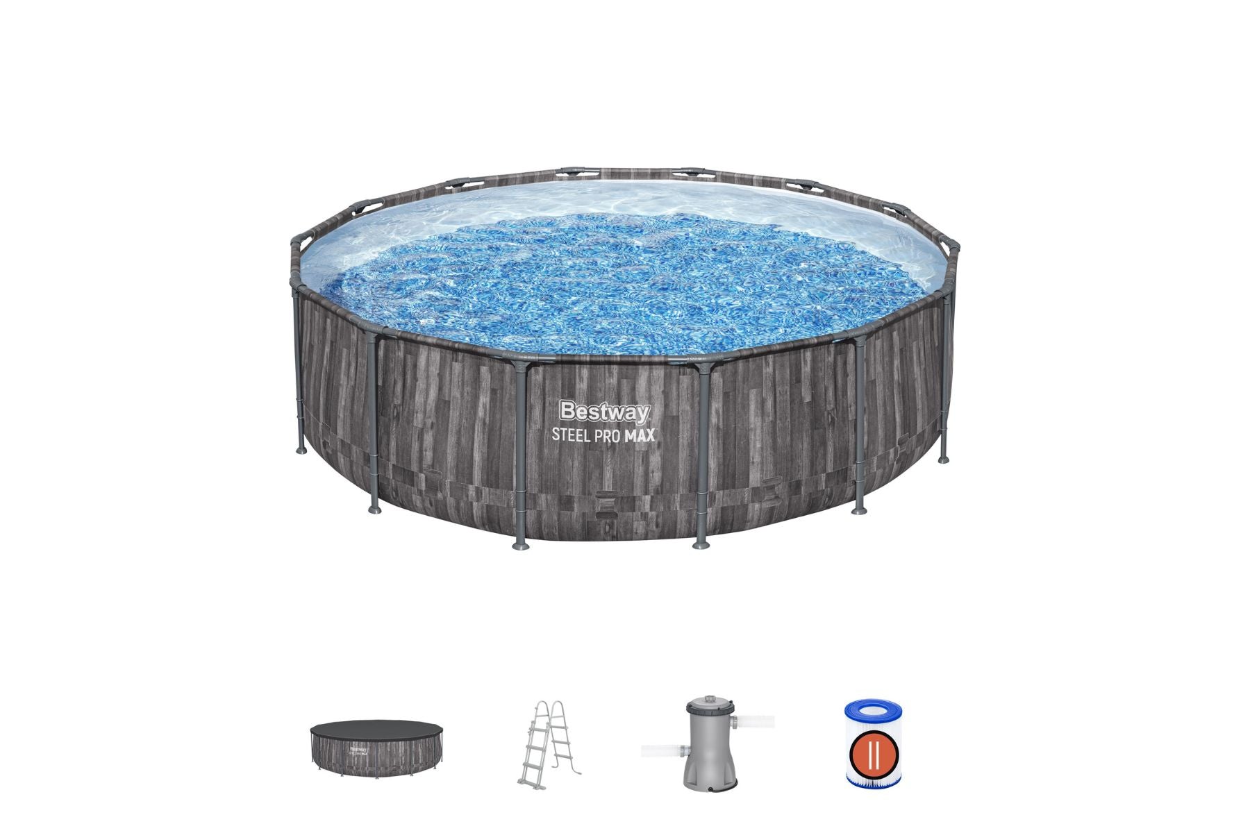 14ft steel pro max swimming pool