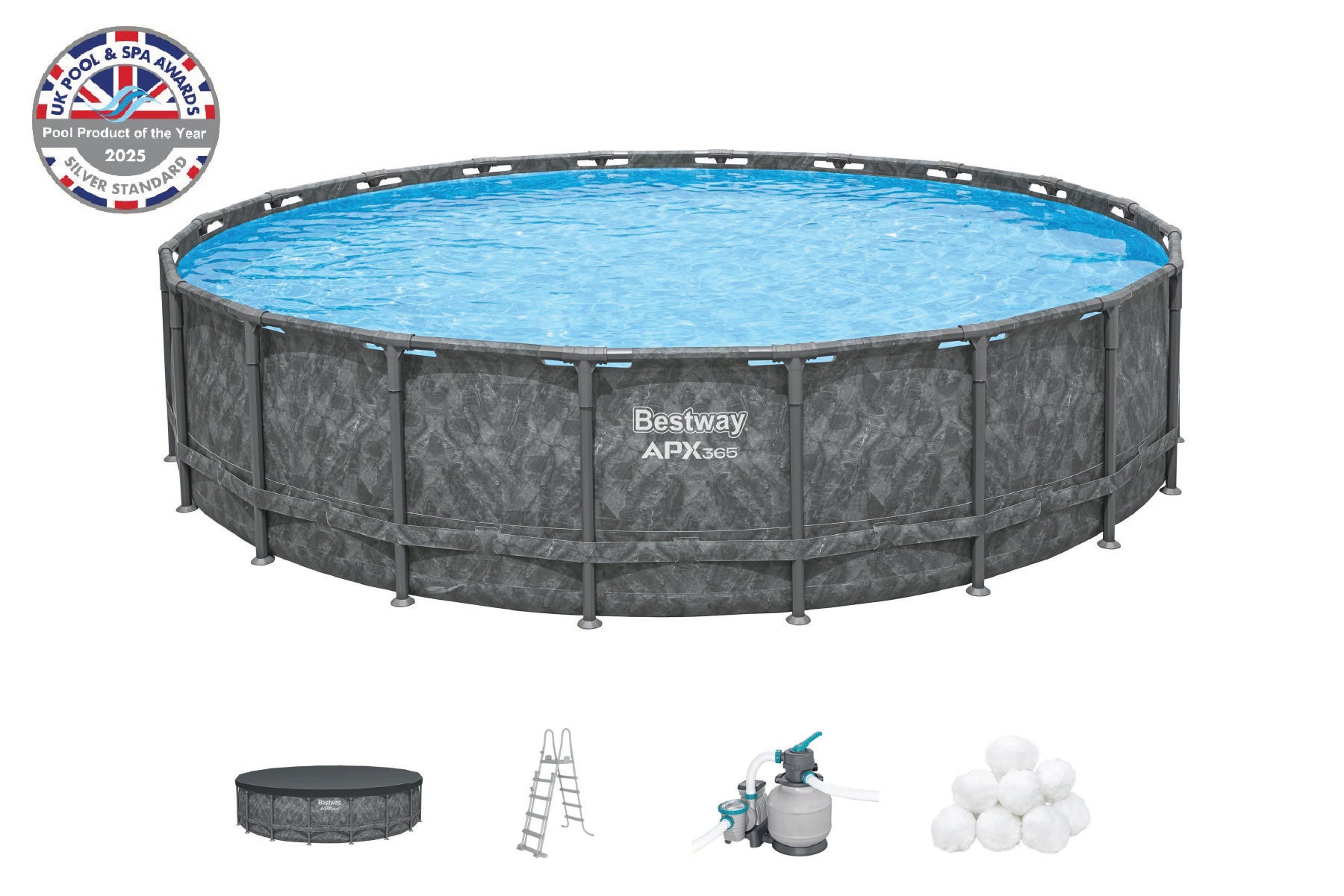 apx all year round pool with award