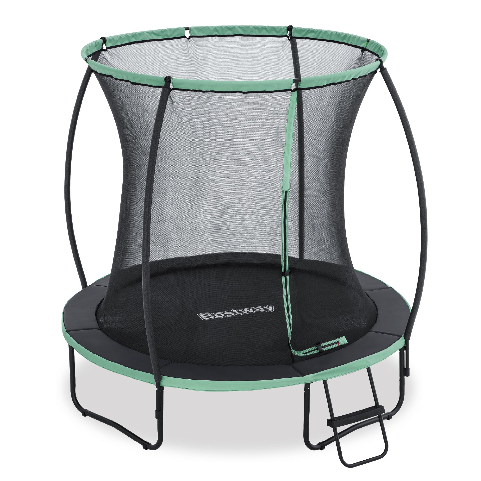 8ft Trampoline with safety net and ladder