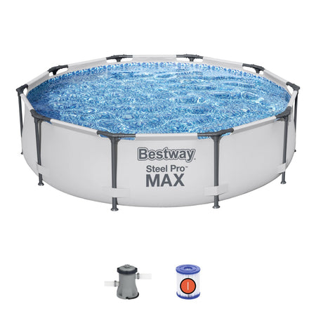 10' x 30" Steel Pro Max Frame Pool Set - Outlet