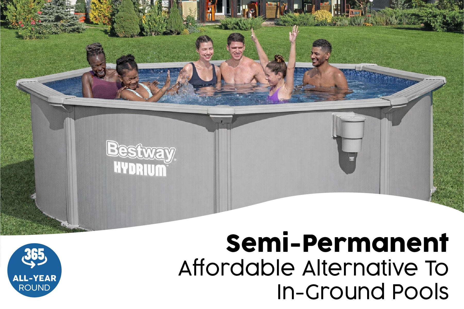 10ft semi-permanent swimming pool