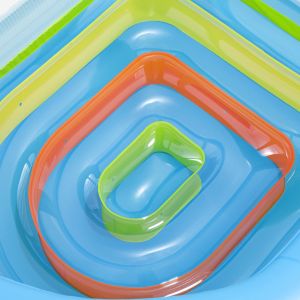 colourful inflatable bouncer