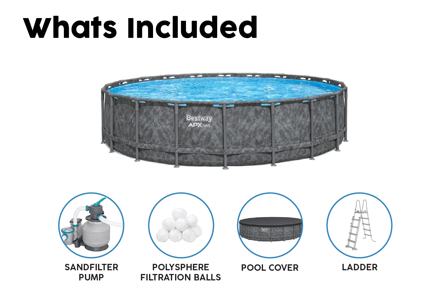 complete swimming pool set all season