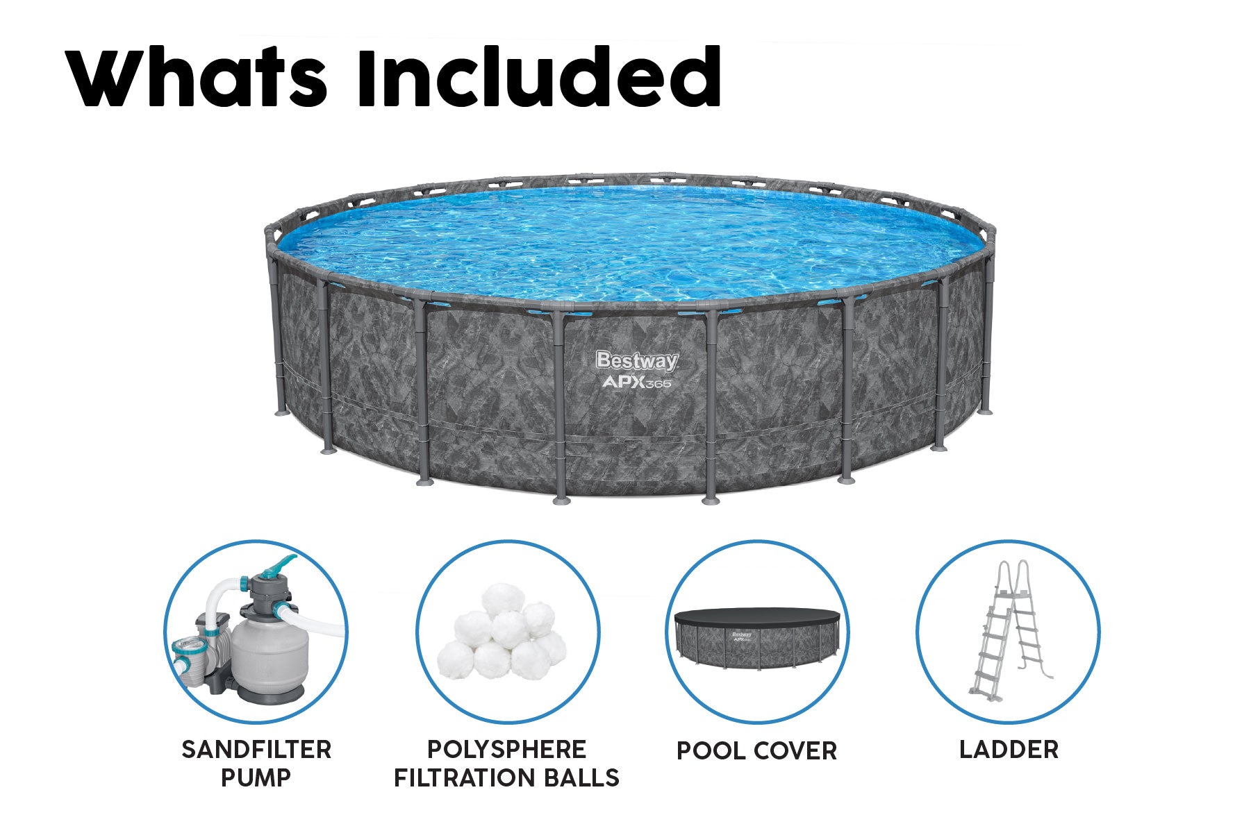 complete swimming pool set all season