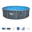 round steel frame pool