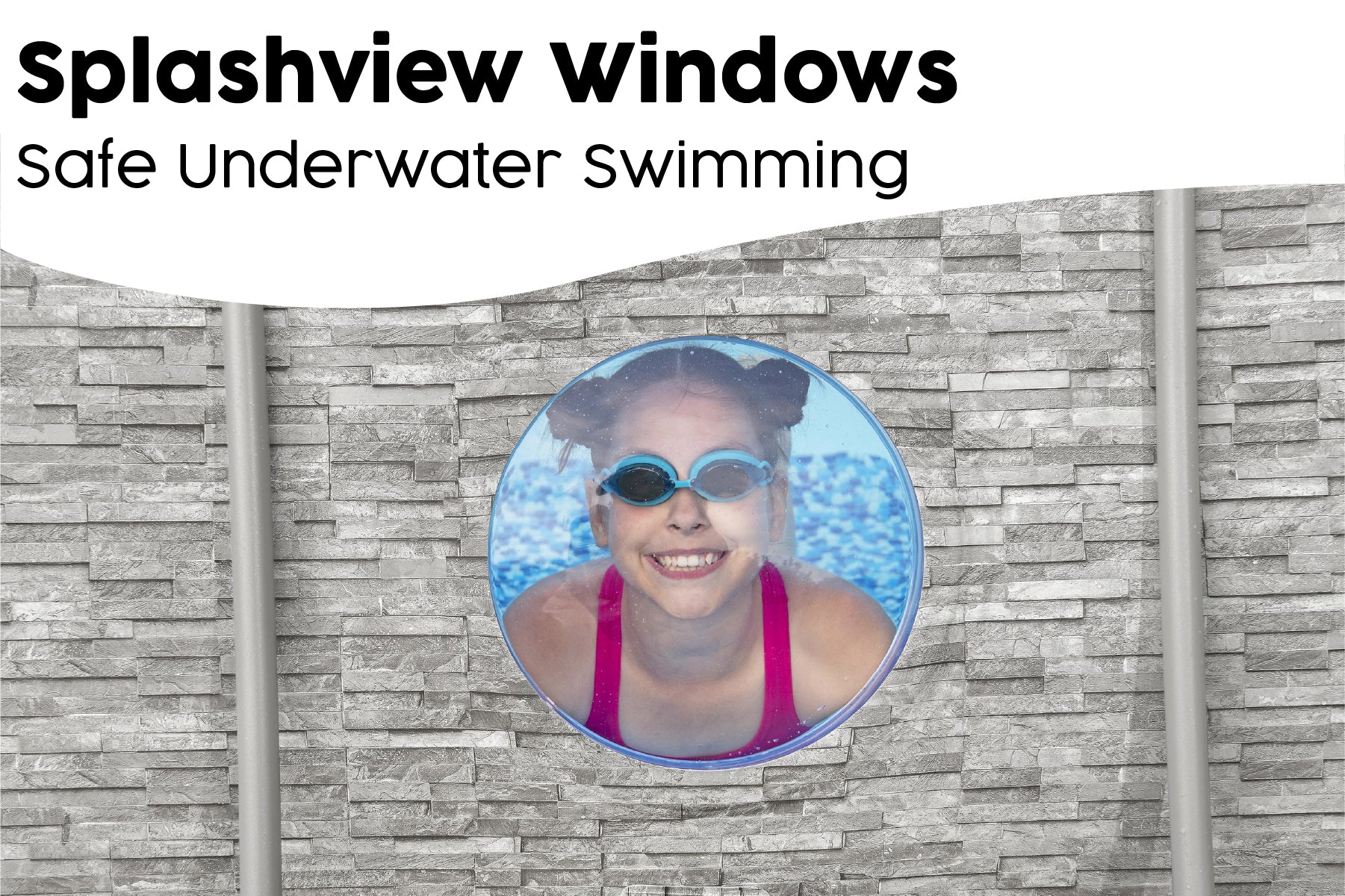 swimming pool with windows