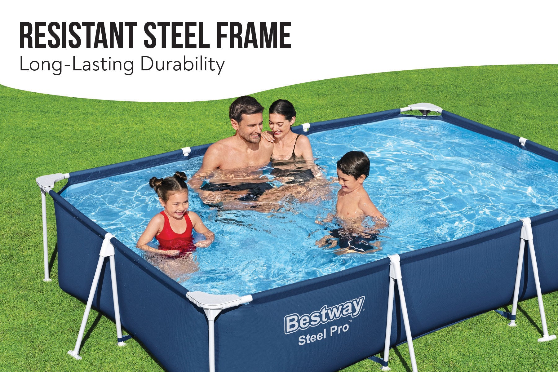 kids steel frame pool