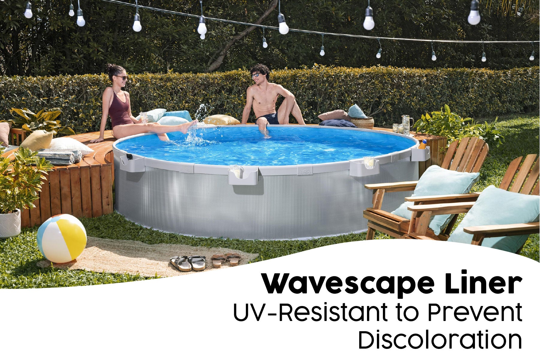 tub tank with uv resistant liner