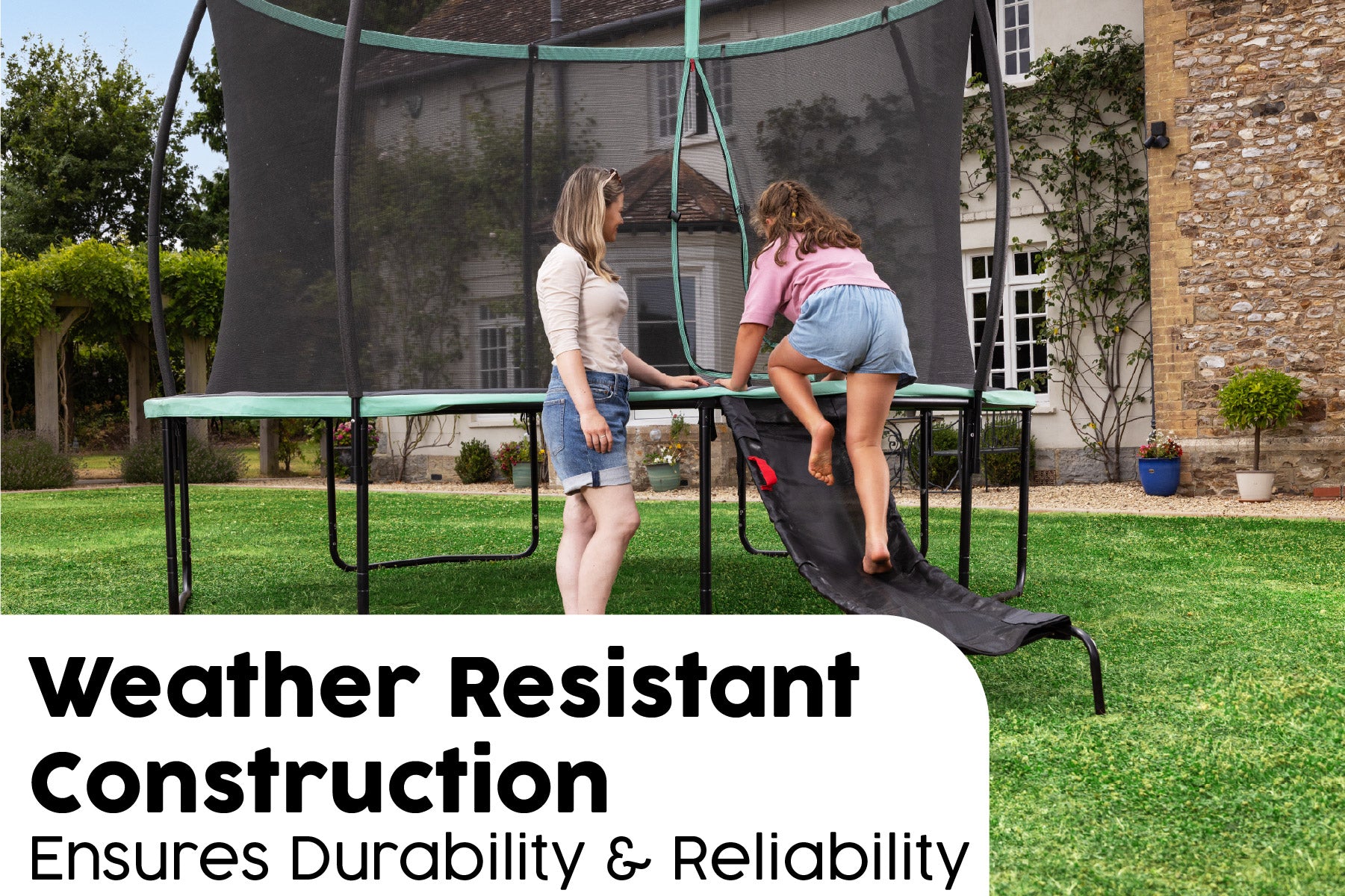 trampoline slide accessory