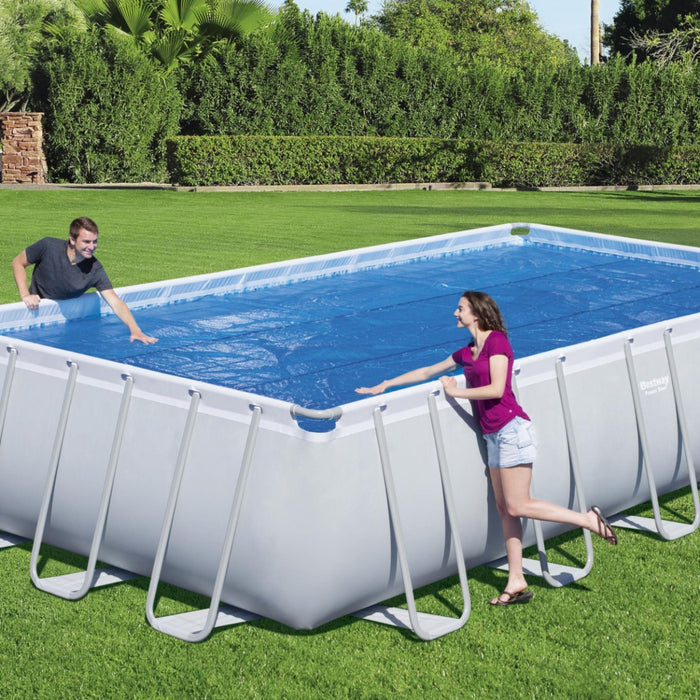 24ft Solar Pool Cover for Power Steel Above Ground Pools