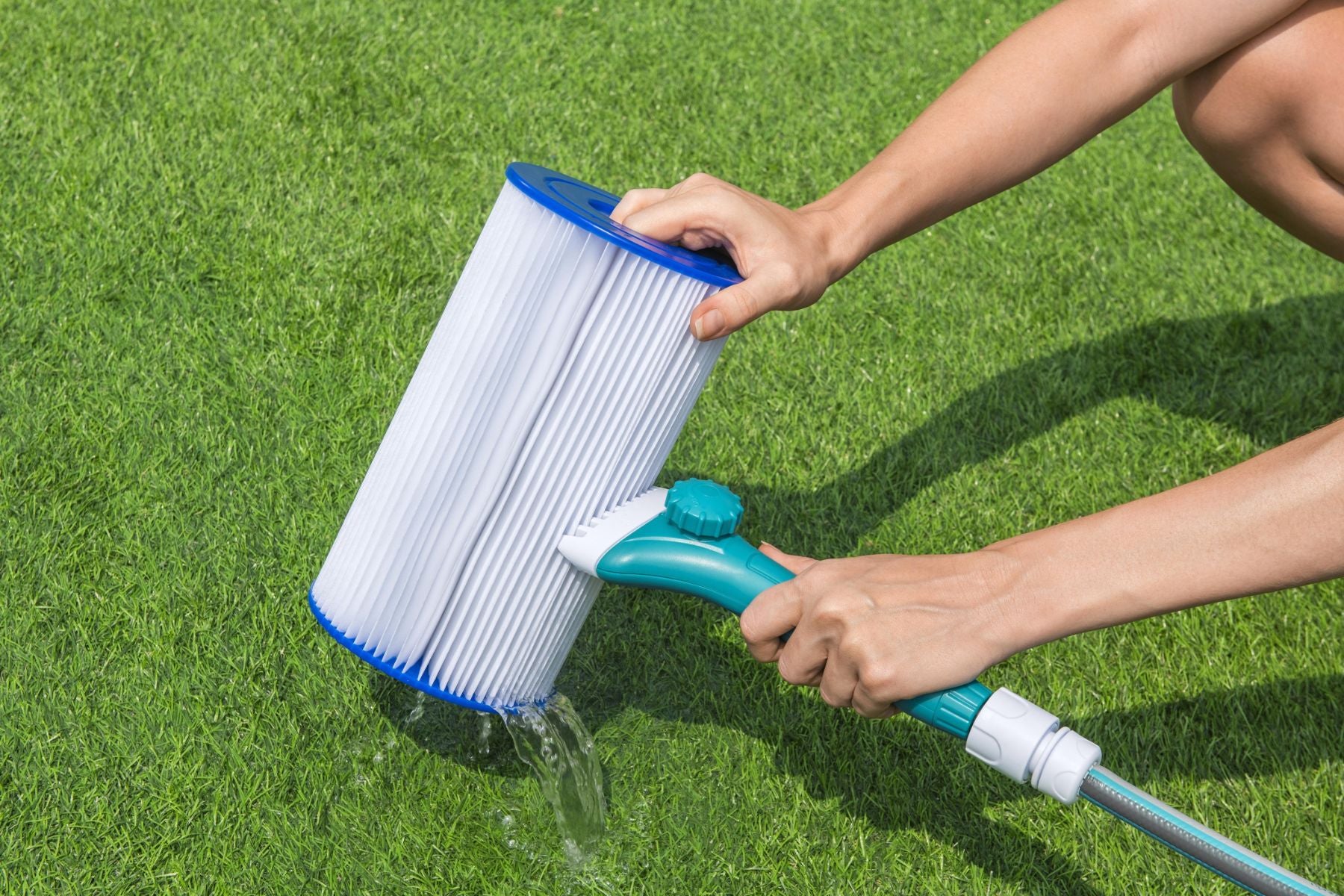 AquaLite Filter Brush Cleaning Tool for Above Ground Pools