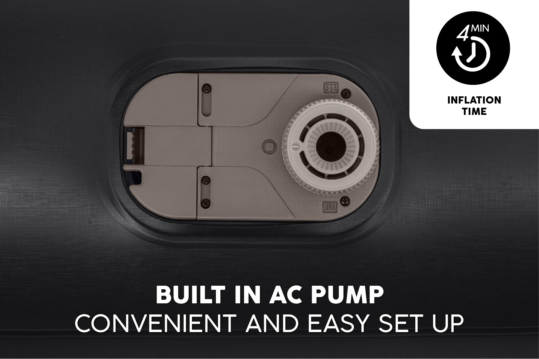 airbed with pump