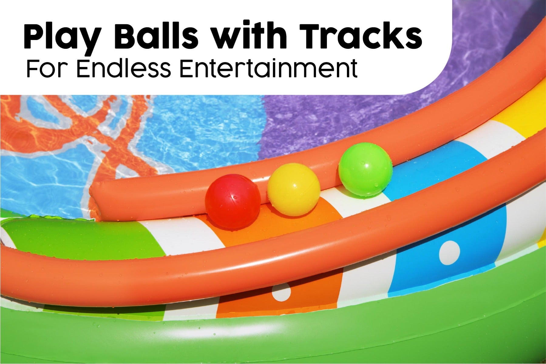 Sing 'N' Splash Paddling Pool with Play Center