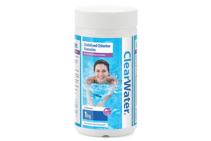 pool chlorine granules