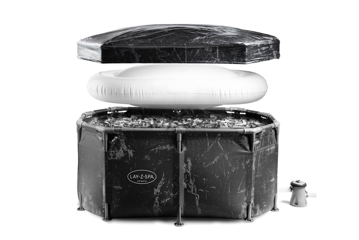 Glacial Dip™ Ice Bath Cold Plunge Recovery Tub with Pump