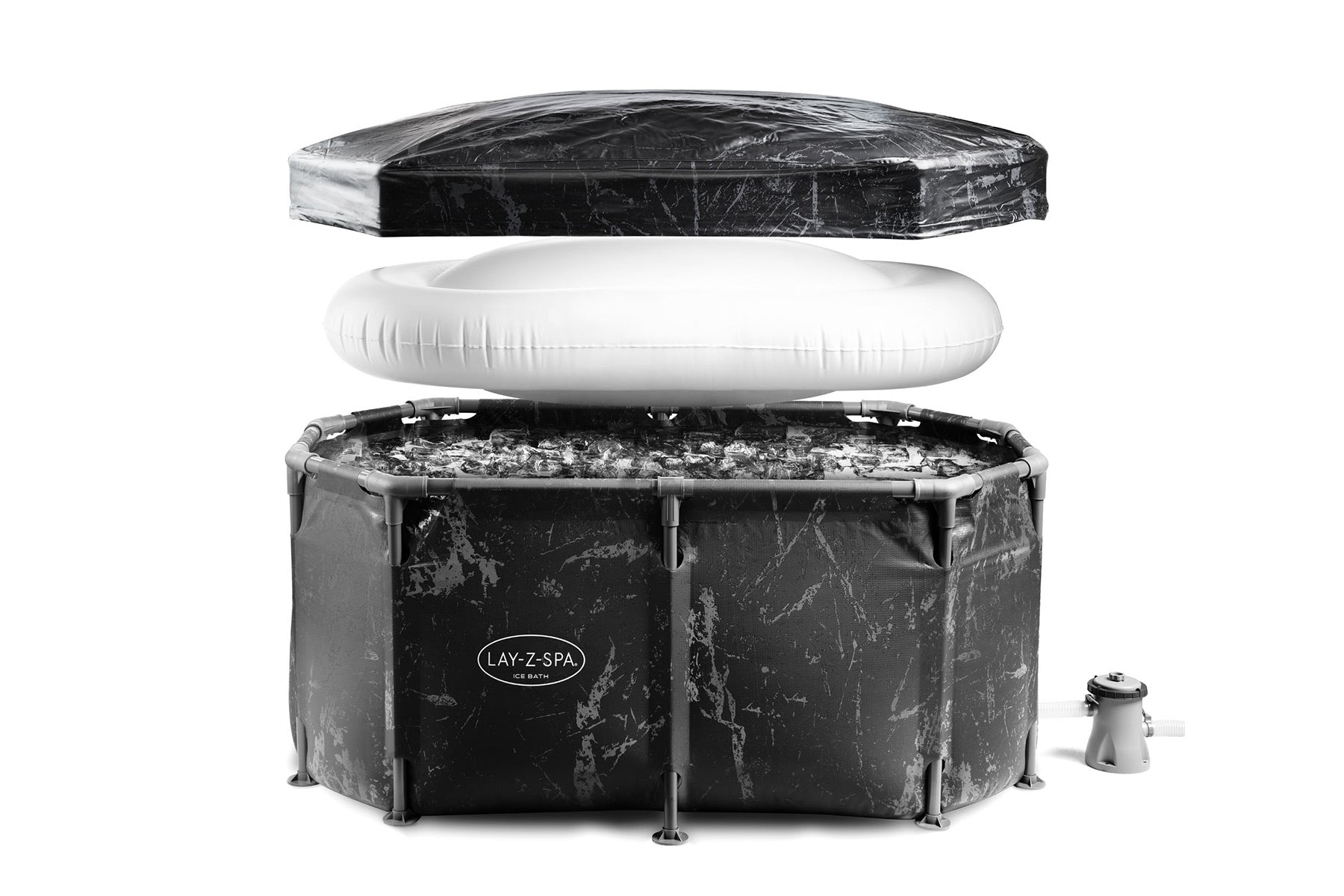 Glacial Dip™ Ice Bath Cold Plunge Recovery Tub with Pump