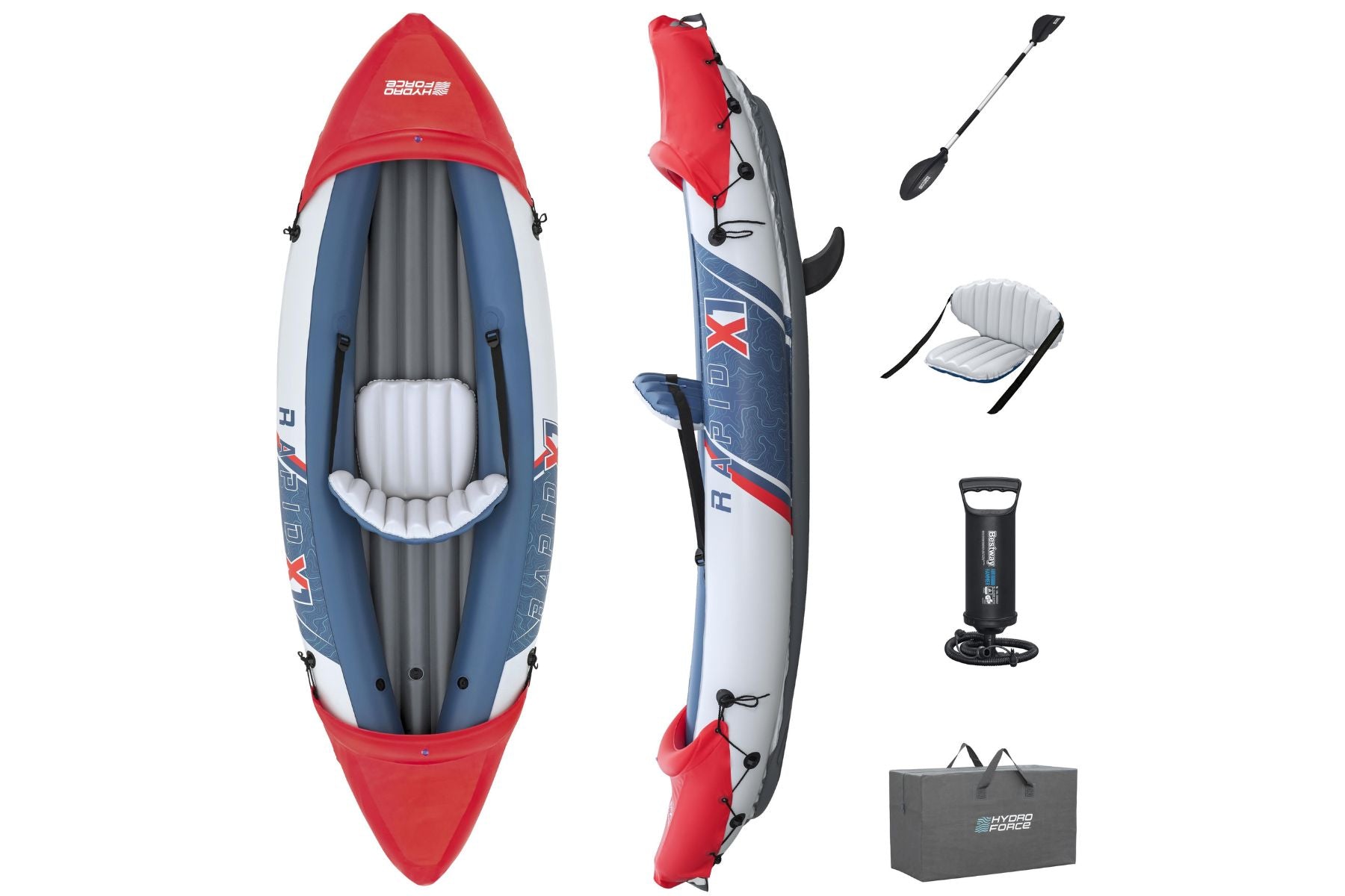 Hydro-Force 1 Person Inflatable Kayak – Rapid